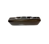Harilla Housse Protectrice pour Taille 4/4 avec Coque Poche pour Partitions Adaptée aux Musiciens, Grain De Bois Rayé Gris, Boîte Carrée Avec Sac À Partitions + Serrure À Combinaison