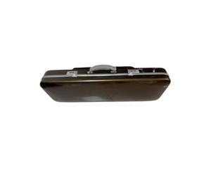 Harilla Housse Protectrice pour Taille 4/4 avec Coque Poche pour Partitions Adaptée aux Musiciens, Grain De Bois Rayé Gris, Boîte Carrée Avec Sac À Partitions + Serrure À Combinaison