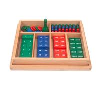 Harilla Jeu de Timbres Montessori, matériel mathématique pour bébés garçons et Filles, Outil de comptage Professionnel préscolaire pour Enfants, Outil