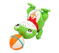 Harilla Jouet de balle de de balançoire pour enfants Grenouille dansante électrique avec lumières Boule rotative Musique légère Jouet de grenouille