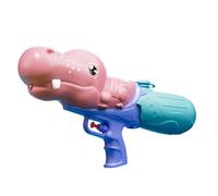 Harilla Jouet de pulvérisation d'eau à double trou, jouet de plage amusant et pratique, pistolet à eau pour jardin, extérieur, fêtes à thème d'été, 3, Hippopotame Rose