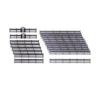 Harilla Kit de clôture et Portail à l'échelle clôtures 1/87 Clôtures de réseau ferroviaire Décoration Ornements pour réseaux Modèles