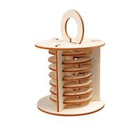 Harilla Kit de construction en bois, jouets scientifiques, modèle de serrure à combinaison, créez votre propre code pour garçons et filles