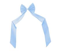 Harilla Large Nœud Élément Mural Accessoire de Décor Nœud Polyester Rigide Adapté pour Mariage Cérémonie Fête d'anniversaire Décoration Murale Séance Ph, Bleu