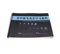 Harilla Livre de Pratique Des Ongles Modèle D'Apprentissage Carnet Exercice Dessin Manucure Outil Papier Autocollant Accessoires Carnet de Formation pour, Peinture