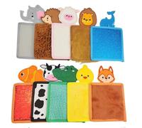 Harilla Lot de 10 tapis sensoriels texturés pour enfants, panneau mural sensoriel éducatif, tapis de jeu éducatif pour l'exploration des salles de classe