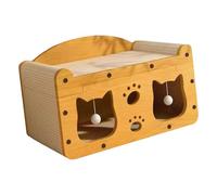Harilla Maison à gratter pour Chat, lit à gratter pour Chat, Cadeau Pratique, Jouet à Griffes Robuste, Jouet pour Chaton Qui Joue et dort, Planche à, Grand