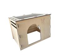 Harilla Maisonnette/Niche/château pour Lapin, Accessoires pour Cage, nid Amovible, cabane pour Chatons, Chats, hérissons et Hamsters, Style B