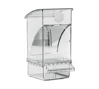 Harilla Mangeoire Automatique pour Oiseaux, Mangeoire pour Cage à Oiseaux, Accessoires pour Perruches, Conteneur de Graines, Mangeoire pour Perroquets, Clair