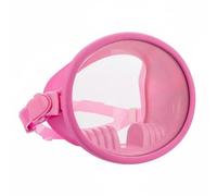 Harilla Masque de Plongée Vue Panoramique Lunettes Tuba Visage Intégral Vue Claire Grand Angle Verre Trempé Joint Silicone Anti-Fuite Sangle Modulable Adapté , Rose