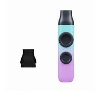 Harilla Mini Kazoo Flûte Kazoo de Poche Jouet Musical Son d'Accompagnement en Fredonnant Corps Mat Embout Supplémentaire Fourni Matériaux Silicone Adapté au, color to 1