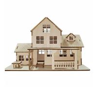 Harilla Miniature Maquette Puzzle Assemblage Manuel Créatif Améliorant Motricité Fine Raisonnement Spatial Convient à Adolescents Adultes Bureau Maison