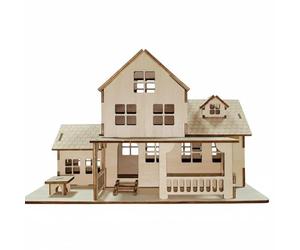 Harilla Miniature Maquette Puzzle Assemblage Manuel Créatif Améliorant Motricité Fine Raisonnement Spatial Convient à Adolescents Adultes Bureau Maison