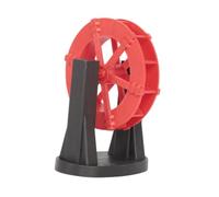 Harilla Modèle de Roue à Eau Factice pour L'aménagement Paysager, Accessoire de Remplacement pour Table, Intérieur et Extérieur, Maison, Rouge Diamètre 10 cm