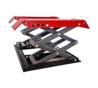 Harilla Modèle réduit de pont élévateur de voiture à l'échelle 1/18, maquette d'atelier de réparation automobile à monter soi-même, mini machine, Rouge