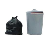 Harilla Modèle réduit de sac-poubelle au 1/64e, avec poubelle miniature, jouet représentant la gestion des déchets urbains, 0.85 Cm Gris