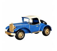 Harilla Modèle Voiture Classique en Artinal Ornement D'intérieur Compact Figurine pr Placard à Alcools, Bleu+