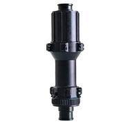 Harilla Moyeu de Roue de Vélo Bicyclette Roue Avant Roue Arrière Construction Aluminium Alliage Finition Mate Roulements Étanches Faible, 142mm, S260R-M12 142mm-Hg塔基-11/12S-24孔直拉中锁花鼓-后