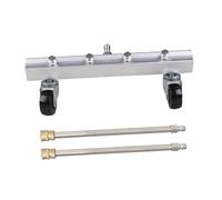 Harilla Nettoyeur de Châssis Haute Pression Kit Pulvérisateur Buse Extension Aluminium Acier Adaptateur sous Carrosserie Fonction Nettoyage Rapide Convient Po, 2 Tiges Droites