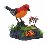 Harilla Oiseau Sonore Enfant Figurine Electronique Animée Capteur de Bruit Réponse Chant Mouvement Corps Plastique Application Bureau Chambre, Hl510b