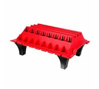 Harilla Organiteur Pièces Moteur en Polypropylène Léger Organiteur Positionnement Structuré Support D'atelier Plateau Compartimenté