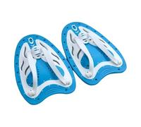 Harilla Palmes de Natation pour l'entraînement, Pratiques et ergonomiques, pour améliorer la et la Condition Physique Aquatique, White Blue S