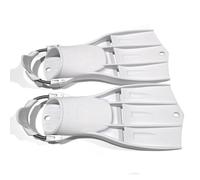 Harilla Palmes de Plongée Réglables Palmes Palettes Ailerons avec Soutien du Pied Matelassé et Sangle à Ressort pour Démarrage Rapide et Propulsion Stable en , Blanc , M 39-42