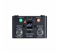 Harilla Pédale de Boucle Musique Compact Pédale Guitare Électrique Boîte de Rythmes Intégrée Accordeur Précis Stockage 4 Boucles Cinq Minutes par Boucle Tempo, Black
