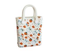 Harilla Petit Sac de Plage D'été en EVA avec Trous de Drainage pour Le Shopping, à La Piscine, Lapin aux Fraises