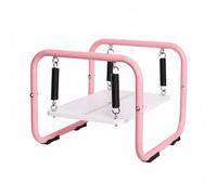 Harilla Planche d'Équilibre Planche de Balance Plateforme de Stabilité Plateau à Ressort Surface Antidérapante Support Flexible pour Conscience Corporelle, Rose, Rose