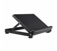 Harilla Planche d'Étirement Du Pied Planche pour Stretching des Mollets Planche d'Inclinaison Planche Pliable Compacte Support Antidérapant Cadre Métallique