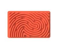 Harilla Planche Sensorielle Enfant Planche d'Activités Jouet Sensoriel Plateau Fidget Manipulation Calme en Silicone Doux Concentrée Adaptée aux Devoirs Temps , Orange
