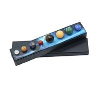 Harilla Planètes du système solaire pour enfants, huit planètes, pierres, sphères créatives, boule, planètes de l'espace, pour ornements de salle de classe et, en boîte