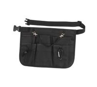 Harilla Pochette de Ceinture pour Outils d'infirmière, Sac d'allaitement Multi-Compartiments, Organisateur de Ceinture de Poche, Tablier de Nettoyage, Sac, Noir