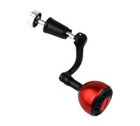 Harilla Poignée de Moulinet de pêche à Tambour Fixe, équipement de réparation, Remplacement Pratique du Bras oscillant Unique pour Les Amateurs d'eau, Rouge et Grand