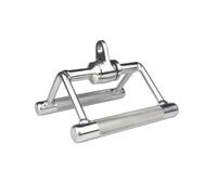 Harilla Poignée d'Équipement de Fitness Poignée de Rameur Poignée de Tirage Barre de Câble Barre de Pulldown Acier et Caoutchouc avec Prise Texturée pour, Poignée De Rameur en T 502 Rotative