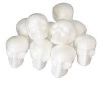 Harilla Polystyrène Halloween Crâne Blanc Boule de Polystyrène Artisanat de