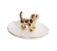 Harilla Porte-Anneau pour Chien, Plateau de Rangement de Bijoux, Organisateur de Bijoux, décoratif, Mignon, Plat, Support pour bagues, Bracelets, Boucles
