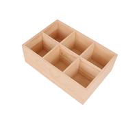 Harilla Porte-crayons Paint-pinceaux Purseurs 6 compartiment multi-usage de marqueur d'art créatif organisateur de marqueur de marqueur pour le bureau à