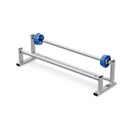 Harilla Porte-film Étirable à Rouleaux Multiples avec Cadre et Tension Ajustable pour Protéger s Marchandises sur Palettes Dans les Environnements Industriels, 60CM