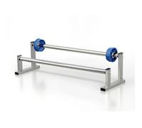 Harilla Porte-film Étirable à Rouleaux Multiples avec Cadre et Tension Ajustable pour Protéger s Marchandises sur Palettes Dans les Environnements Industriels, 100CM