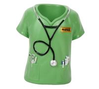 Harilla Porte-stylo en forme d'uniforme d'infirmière, ornement de bureau, pot à crayons, rangement pour crayons à la maison, Vert