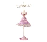 Harilla Présentoir à Bijoux élégant, décoration avec 6 Crochets Porte-présentoir à Bijoux Figure Stand Filles Cadeaux de mariée Montre Commode Étagères Salle