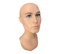 Harilla Présentoir de chapeau de tête de Mannequin masculin, robuste, polyvalent, porte-perruque, présentoir de perruque pour bijoux, colliers, chapeaux,