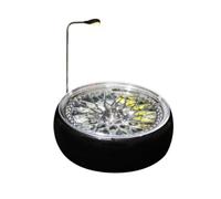 Harilla Présentoir Plateau Trnant | Plateau Trnant Lampadaire, Compact, pr Diorama, Jaune, Rechargeable