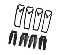 Harilla Propriétés pliables avec gardes d'hélice High Dureté Installation facile Remplacez les pièces accessoires de drones pour E88PRO E88, 1 Jeu