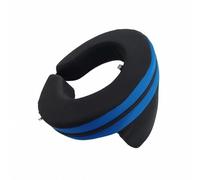 Harilla Protection de Cou Karting Minerve Cervicale Protège-Cou Collerette Appui Nuque Conception Ergonomique en Maille Respirante et Mousse Fermeture Éclair , Noir Et Bleu