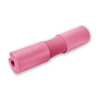 Harilla Protège Cou Haltère Coussin Barre Pad Épaules Appui Nuque Rembourrage Confortable Qui Protège Pendant Lourdes et Maintient la Forme Sangles Antiglisse, Rose