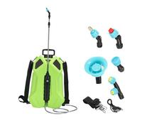 Harilla Pulvérisateur électrique 16L avec Tige rétractable pour l'arrosage des Plantes et du Jardin, Vert
