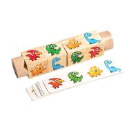 Harilla Puzzles de blocs assortis en bois pour développer la rotation du cerveau, blocs de construction, jouets éducatifs pour garçons et filles de 3 ans et, Dinosaures
